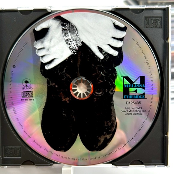 Melissa Etheridge - Never Enough on CD. 1992 - Picture 4 of 5